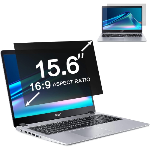 15.6 Inch Laptop Privacy Screen Filterfor 16:9 Widescreen laptop privacy screen 15.6 inch and Anti-Glare Screen