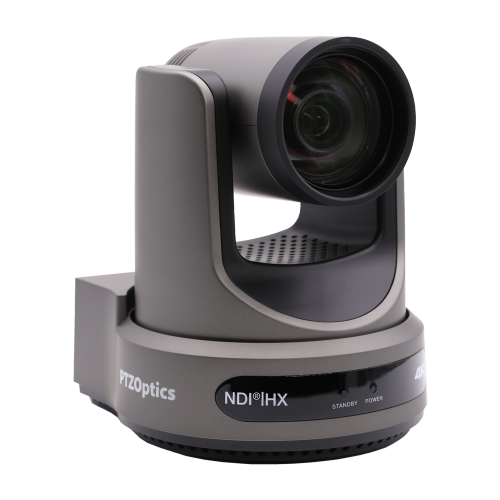 PTZOptics Move Wired Indoor 4KUHD IP Camera - Gray