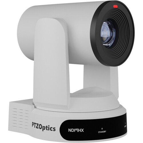 PTZOptics Move Wired Indoor 4K UHD IP Camera - White