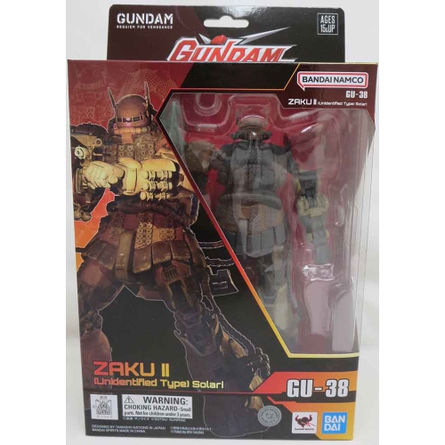 GUNDMAN  Gundam Universe Gundam Requiem for Vengeance 6 Inch Action Figure - Zaku Ii (Unidentified Type) Solari Gu-38