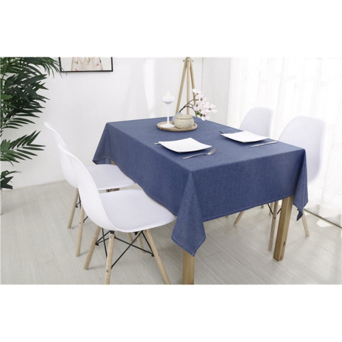 Tissu de table en vinyle bleu PANDACO