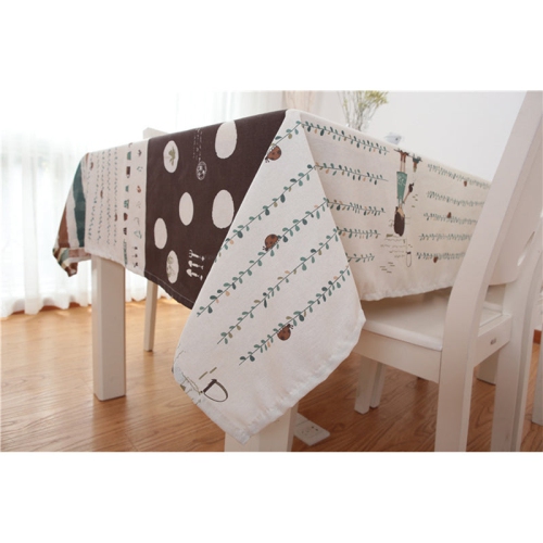 PANDACO Garden Cotton Table Cloth