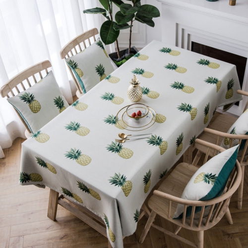 PANDACO Pineapples Cotton Table Cloth