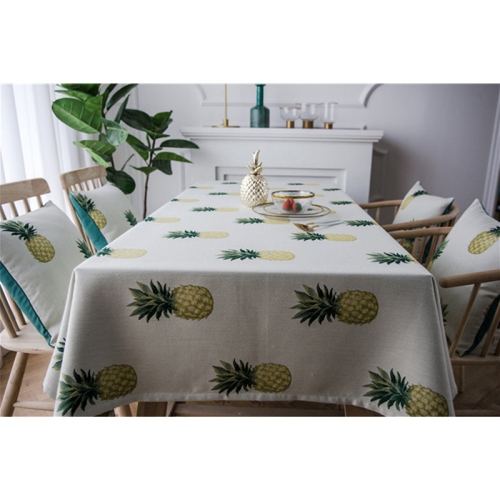 PANDACO Pineapples Cotton Table Cloth