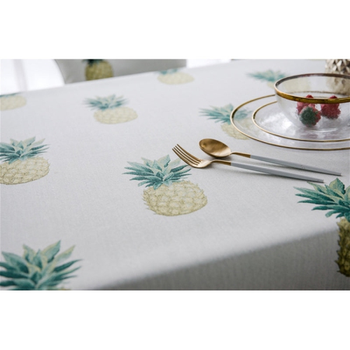 PANDACO Pineapples Cotton Table Cloth