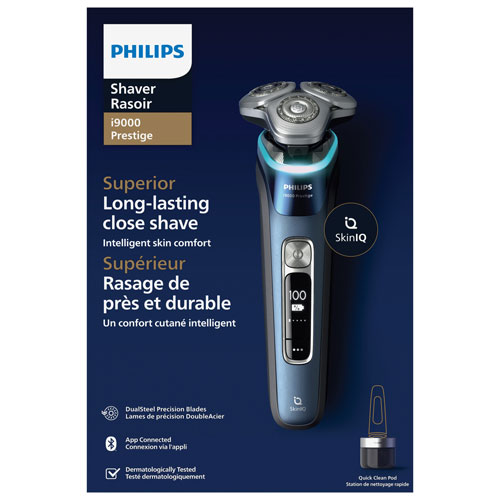 Philips i9000 Prestige Wet/Dry Shaver with Cleaning Pod (XP9201/20)