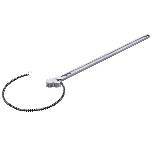VEVOR 48 inch Chain Wrench,Chain Pipe Wrench, 13.4 inch Diameter Capacity,CRV Reversible Pipe Fitting Tool Wrench with High Strength Jaw and