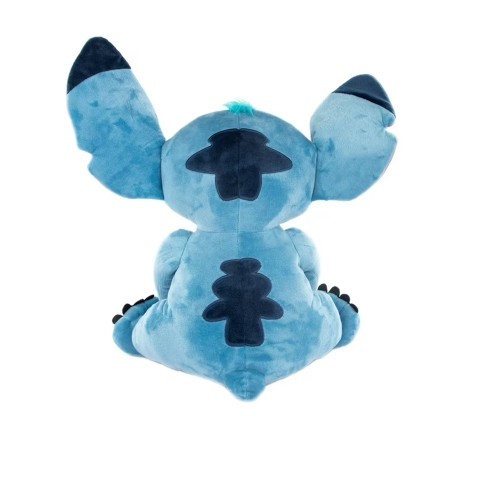 Lilo & Stitch Plush Pillow Buddy - 18" Blue Velboa, Super Soft Cuddle Toy & Decorative Bedroom Accent