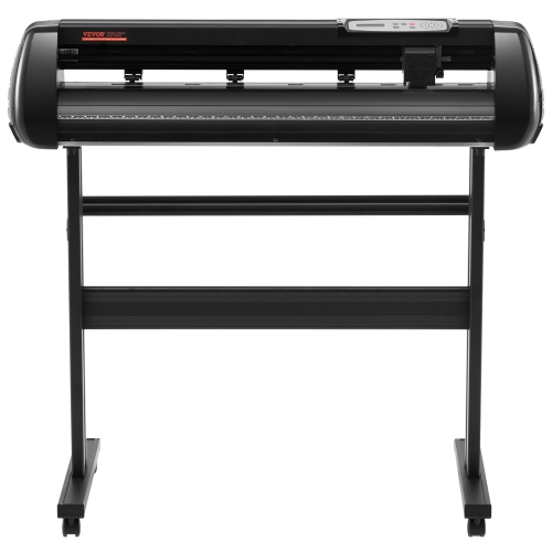VEVOR 34in Vinyl Cutter Machine, Offline Bluetooth Cutting Plotter Machine, 400in/10m Steel Roller Shaft Adjustable Speed Force, SignMaster Software
