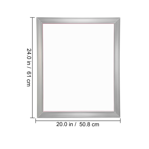 VEVOR 20x24inch Screen Printing Kit, 4 Pieces Aluminum Silk Screen Printing Frames, Silk Screen Printing Frame with 355 Count Mesh, High Tension