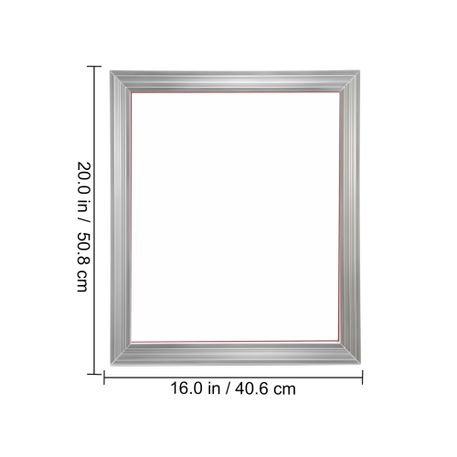 VEVOR 16x20inch Screen Printing Kit, 6 Pieces Aluminum Silk Screen Printing Frames, Silk Screen Printing Frame with 110 Count Mesh, High Tension