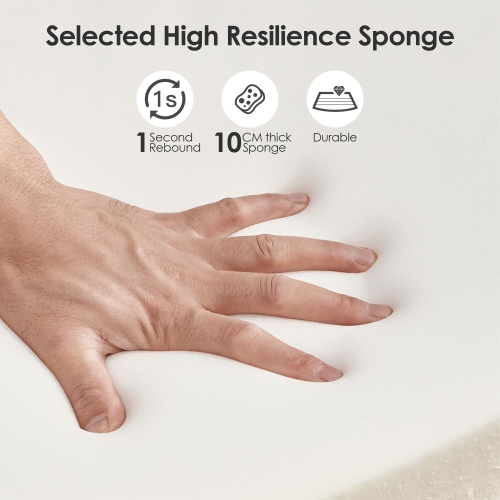 Ergonomic Mesh Office Chair, High Back Executive Computer Desk Chair Comfy Reclining Chair with Adjustable Headrest and Lumbar Support