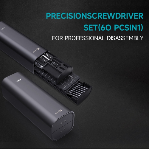 Precision Screwdriver Set 60-Pieces Hobby and Repair Set DIY PC Phone Hardware Electronic Devices Repair Watch Portable Compact 4mm Bits Slim