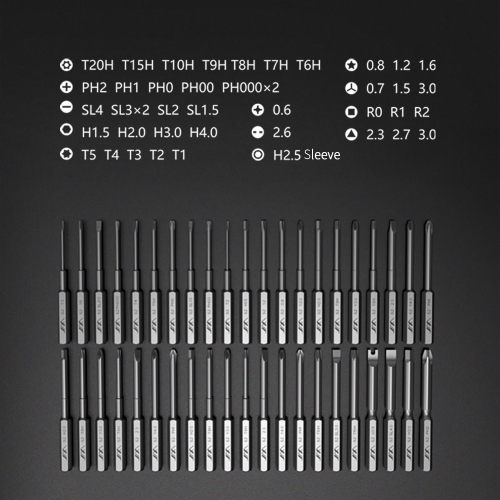 Precision Screwdriver Set 60-Pieces Hobby and Repair Set DIY PC Phone Hardware Electronic Devices Repair Watch Portable Compact 4mm Bits Slim