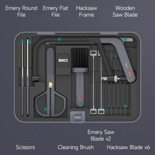 Trousse d'outils de réparation multifonction pour maison et auto et ouvriers de bois Trousse d'outils de ménage générale personnalisable idéale pour