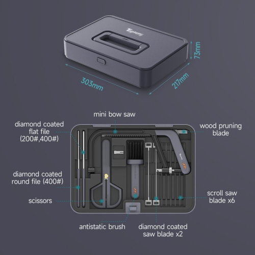 Trousse d'outils de réparation multifonction pour maison et auto et ouvriers de bois Trousse d'outils de ménage générale personnalisable idéale pour