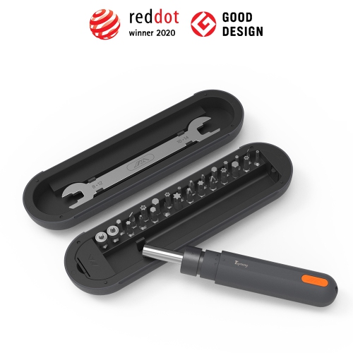 28-in-1 Ratchet Screwdriver Set, 50Nm Torque, Telescoping Rod, Strong Magnetic Adsorption, 24 Precision Bits, Household Wrenches, Perfect for Small