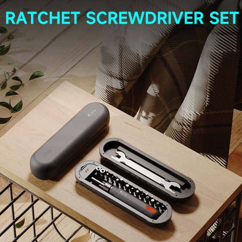 28-in-1 Ratchet Screwdriver Set, 50Nm Torque, Telescoping Rod, Strong Magnetic Adsorption, 24 Precision Bits, Household Wrenches, Perfect for Small