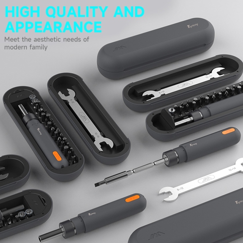 28-in-1 Ratchet Screwdriver Set, 50Nm Torque, Telescoping Rod, Strong Magnetic Adsorption, 24 Precision Bits, Household Wrenches, Perfect for Small