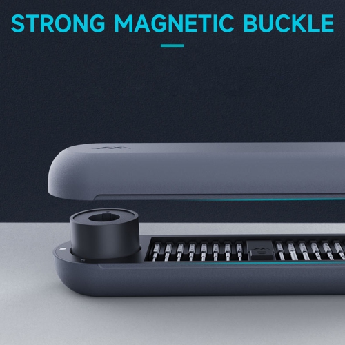 Rechargeable Mini Electric Screwdriver, 0.35N.m Torque, 30 Magnetic Drill Bits, 360° LED Lighting, Magnetic Storage, Perfect for Phone, Camera,