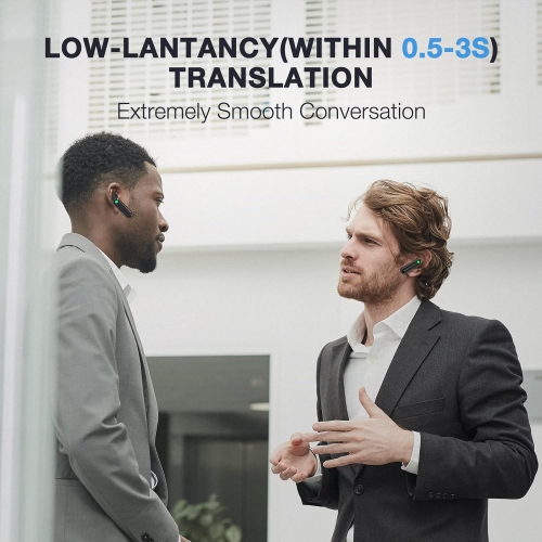 Translator device, earphone simultaneous translation, translator earplugs, with 40 languages, instant translator, fast response and revolutionary