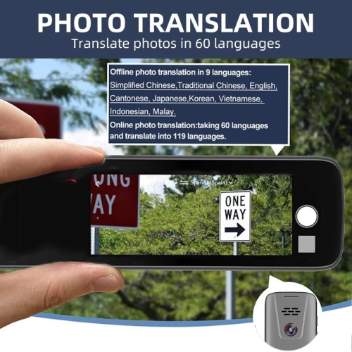 Stylet de lecture de traduction à numérisation par IA, dispositif de traduction de langue sans Wi-Fi, traducteur vocal instantané, interprétation