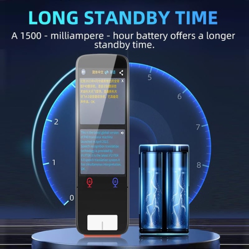 Stylet de lecture de traduction à numérisation par IA, dispositif de traduction de langue sans Wi-Fi, traducteur vocal instantané, interprétation