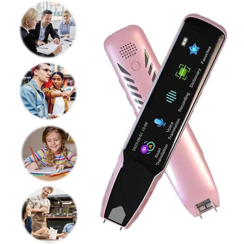 Stylo de lecture de numérisation, 2024 nouvelles langues mises à jour en 134 ​​traducteur avec écran tactile 3.69&nbsp;po, lecteur de stylo de