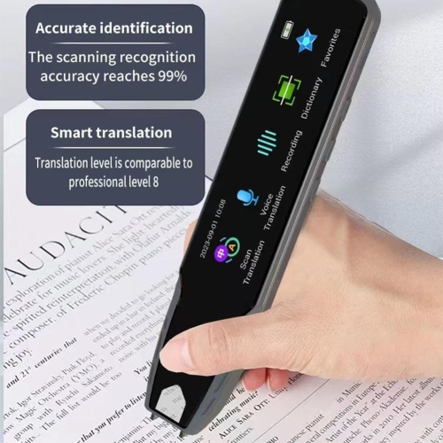 Stylo de lecture de numérisation, 2024 nouvelles langues mises à jour en 134 traducteur avec écran tactile 3.69 po, lecteur de stylo de