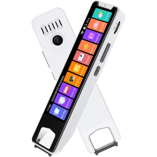 Stylo Traducteur Intelligent WiFi - Scanne Et Traduit L'anglais, Le Chinois, Poésie Ancienne, Avec écran Tactile