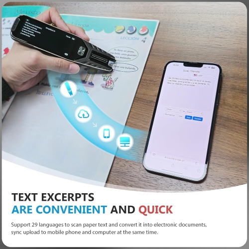 Stylo traducteur pour enfants | Outil d'apprentissage Dyslexia avec OCR et traduction vocale/image hors ligne | Notre traducteur de langue prend en