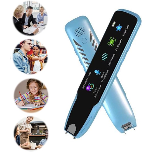GREEN SCENIC  Scanning Reading Pen, 2024 New Upgraded 134 Langauges ​​translator w 3.69 Inch Touch Screen, Scanning Reading Pen Digital Pen