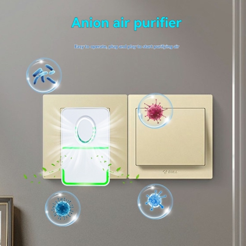 Negative ion air freshener air purifier - eliminates methanol, smoke and pet odors, silent operation Plug-in deodorizer for home and office