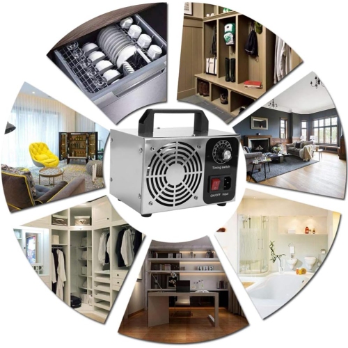 Powerful Ozone Generator - 60 Minute Timer | Covers 120 sqm | Kills Mold, Allergens and Stubborn Odors, Air Purifier Home Armor Formaldehyde Remover