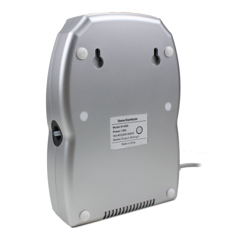 Purificateur d'air et stérilisateur à ozone 500&nbsp;mg/hr – Multi-usage pour la maison, la nourriture et l'eau – Fixé au mur pour un nettoyage facile