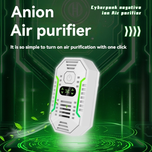 Negative ion mini air purifier, remove odor, remove smoke, remove methanol, deodorize, freshen the air purifier for room, kitchen and bathroom
