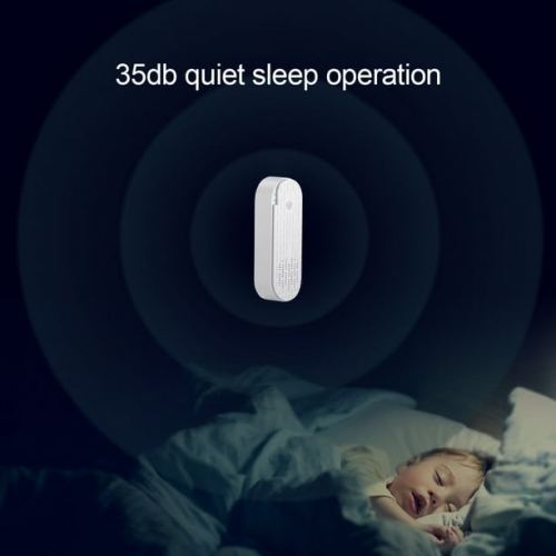 Portable air purifier for home use, using negative ion technology, quiet operation, simple design, effective removal of odors and dust, suitable for