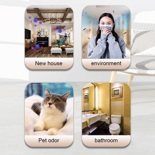 Negative Ion Air Freshener Air Purifier - No Noise, No Filter Required - Instant Deodorizer for Bedroom, Office and Car(2 pieces)