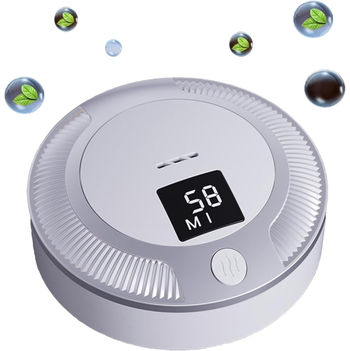 Portable ozone air purifier, rechargeable wireless, negative ion sterilization, car air purifier, mini portable, suitable for car, home and wardrobe