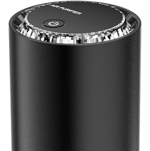 Mini air purifier plug and play compact low noise with colored light air purifier suitable for car, office and bedroom,