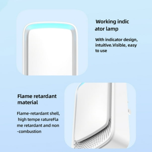 Mini air purifier, car filter, home purifier - fast 10-minute purification, portable and quiet, one-button operation - ideal for home, office and
