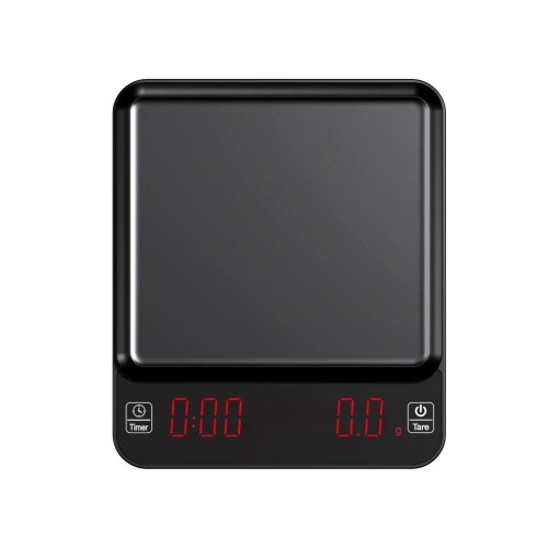Precision Electronic Digital Coffee Scale with Timer and Peeling Function, 3kg/0.1g Espresso Weighing Tool Kitchen Scale