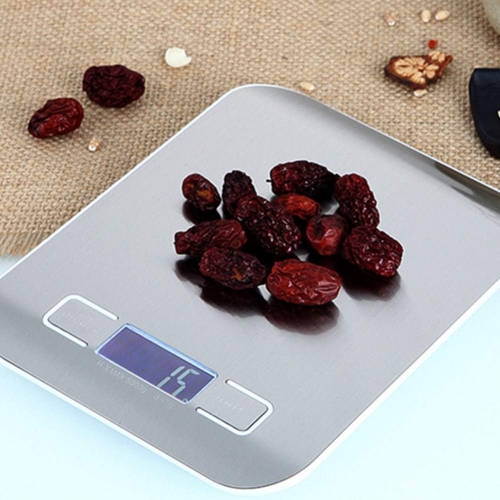 Stainless steel electronic scale kitchen electronic scale 5kg household seasoning food scale small gram scale baking kitchen scale