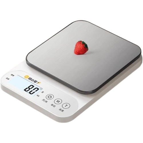 Small electronic scale, gram scale, electronic scale, high-precision kitchen scale, baking precision, household medium scale, small scale - stainless
