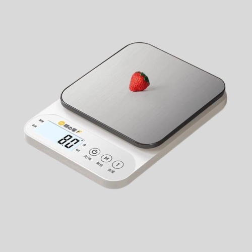 Small electronic scale, gram scale, electronic scale, high-precision kitchen scale, baking precision, household medium scale, small scale - stainless