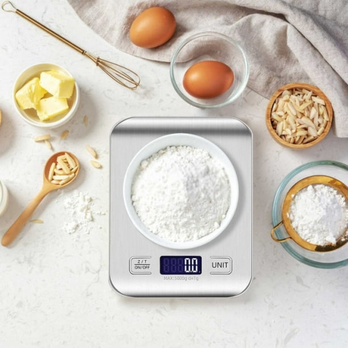 Household stainless steel kitchen small electronic charging food baking scale baking scale