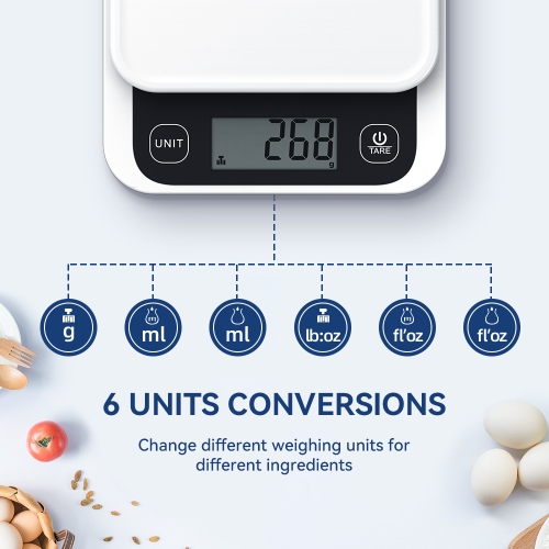 Smart Food Digital Kitchen Weighing Scale and Food Weighing Machine for Nutrition, Health, Fitness, Home Baking and Cooking Scale