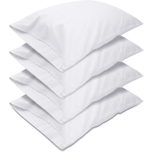 Image 1 de 8.. Canadian 4 – Taies d'oreiller en microfibre, grand lit, microfibre brossée douce, respirante, résistant à la décoloration, ensemble de 4 taies