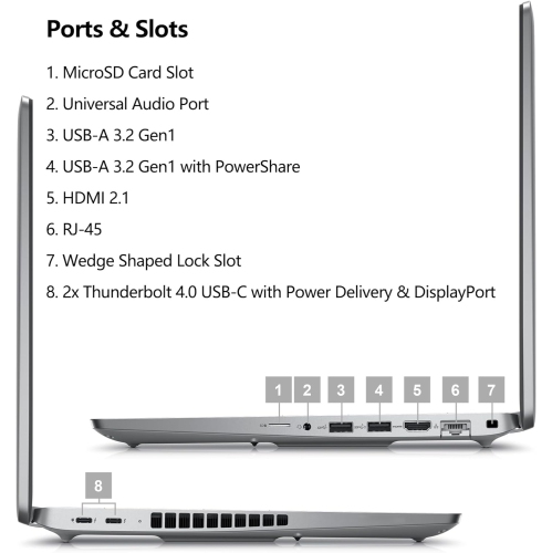 Open Box Dell Latitude 5550 Intel Core Ultra 7 155U Copilot+PC 32GB DDR5 512GB SSD 15.5" FHD - Dell ProSupport Plus till 2027