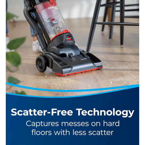 BISSELL CleanView Compact Upright Vacuum, 3508B Red